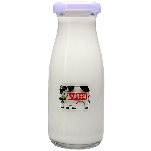 あさぎり牛乳(180mlビン) 朝霧高原の自然 -あさぎり- 牛乳・乳製品を宅配・お取り寄せ 朝霧乳業